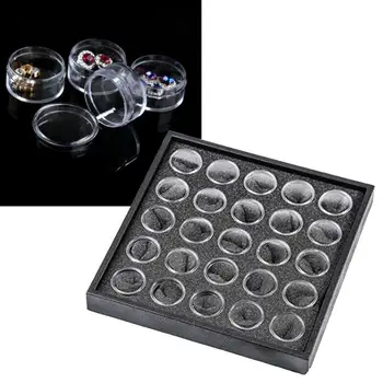 

DIY Nail Art Tools 50 Grids Rhinestones Diamond Beads Storage Case Box Container Glitter Gem Jewelry Display Box Organizer