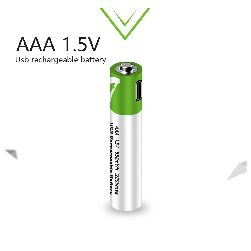 2020 Новый 1,5 V Mirco USB Перезаряжаемые Батарея 550mwh AAA игрушки дистанционного аккумуляторы с контроллером литий-полимерный Батарея