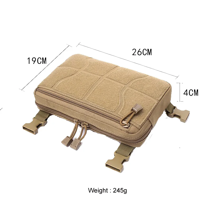 Tactical Chest Bag 1000D Nylon Detachable Military Vest Molle Pouch Shoulder Bag Outdoor Sport Camping Bags Hunting Accessories