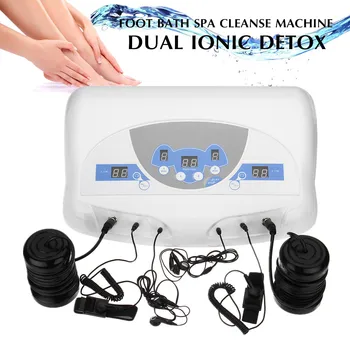 

Blood Circulation Dual Detox Foot Spa/Ion Foot Detox Spa Bath/Ionic Cleanse Detox Foot Bath Massage Machine Relaxation