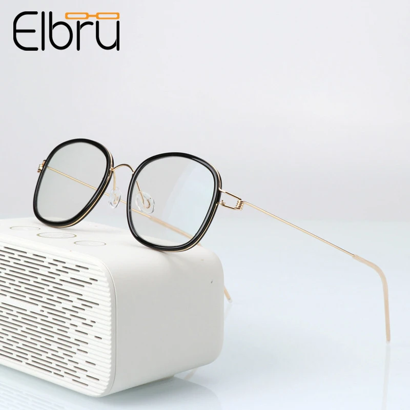 Elbru ультралегкие очки для чтения с защитой от радиации женские и мужские фотохромные солнцезащитные очки анти-УФ увеличительные пресбиопические очки