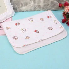 Tapis à langer réutilisable et étanche pour bébé, couche culotte de poussette pliable, tapis souple lavable