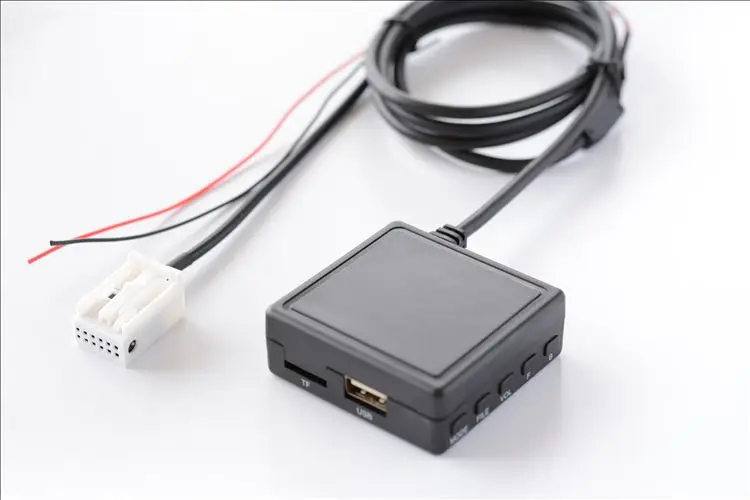 Автомобильный Bluetooth 5,0 беспроводной HIFI Bluetooth Aux микрофон адаптер TF USB флэш-накопитель для peugeot 207 307 407 308 для Citroen C2