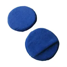Портативная круглая высокая плотность круглая Автомобильная восковая мягкая губка из микроволокна для мытья автомобиля губка для чистки ткани для рабочего стола