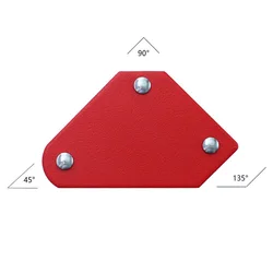 1pc 9LBS Welding Magnetic Holder Welding Positioner  Magnet Corner Arrows Welding Holder Tool 45/90/135 degrees