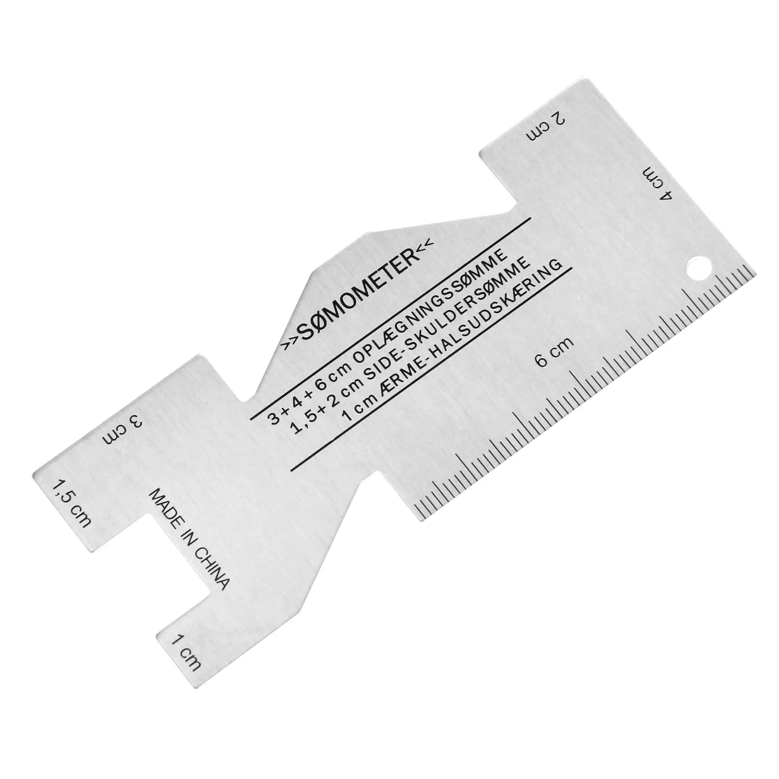 1PcMetalSewingKnittingMeasuringGaugeQuiltingRulersforDIY