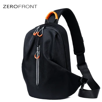 

2019 new men's messenger bag small chest bag Oxford cloth single shoulder bag waterproof student straddle bag riding bag