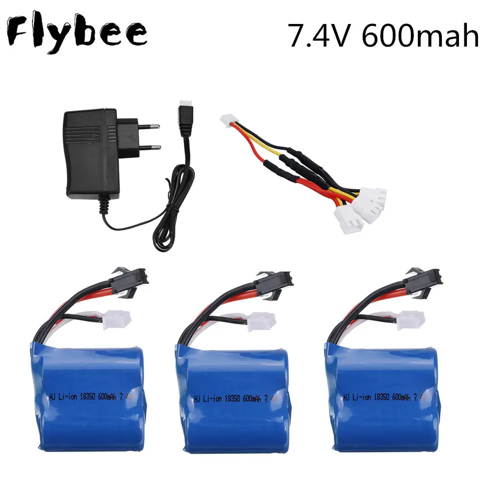 Обновленная батарея для H100 H102 1200 мАч 1800 7 4 в 600 литий-ионная JJRC S1 S2 S3 S4 S5