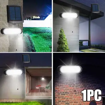 

Porch Home Garden Pull Rope Front Door Ranch LED Solar Lamp Easy Install Landscape Yard Balcony Outdoor Waterproof Lawn Fence