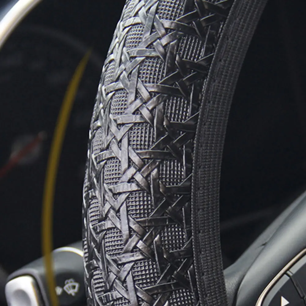 Dish Sets Steering Wheel Wrap Durable Steering Wheel Covers Accessories Breathe Freely 15 Inch Cars Universal