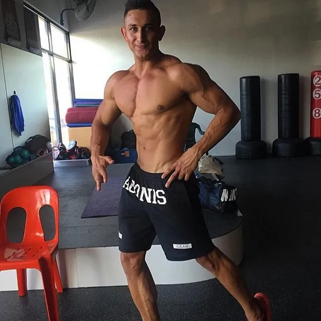 

Muscle Europe And America Brothers Summer New Style Trend Quick-Dry Running Shorts Sports Casual Training Shorts Male Fifth Pant