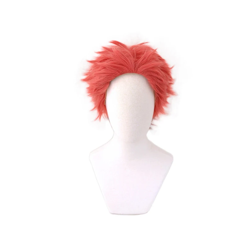 Anime Demon Slayer Kimetsu no Yaiba Komaji Akaza Wig Cosplay Costume Red Short Heat Resistant Synthetic Hair Men Women Wigs sexy cosplay