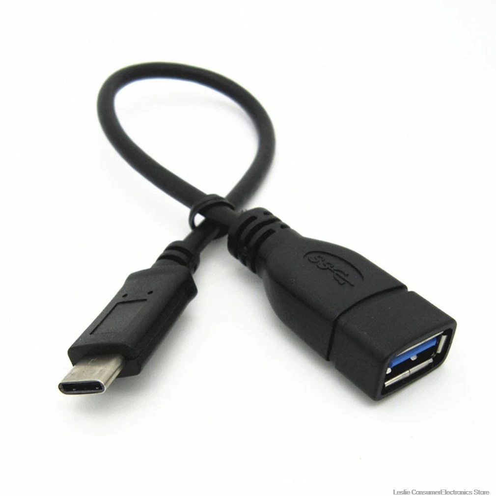 1 шт. OTG кабель USB-C 3,1 Тип C "папа" в USB "Мама", 3,0 Тип Женский OTG адаптер конвертер кабель Шнур кабель для передачи данных для u-диска