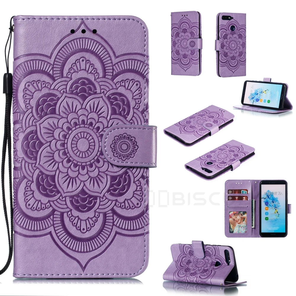 Flower Flip Leather Phone Case For Huawei Honor 10 10i 9X 9A 9S 8A 8S 8X 7S 7A 7C Pro 20S 9C Mate 20 P30 Lite Nova 3I 5T Wallet phone case leather phone case leather wallet case leather case