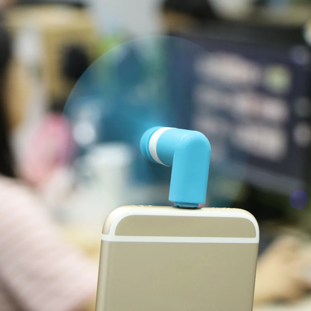 Портативный мини вентилятор USB для телефона охлаждения легкий переносной