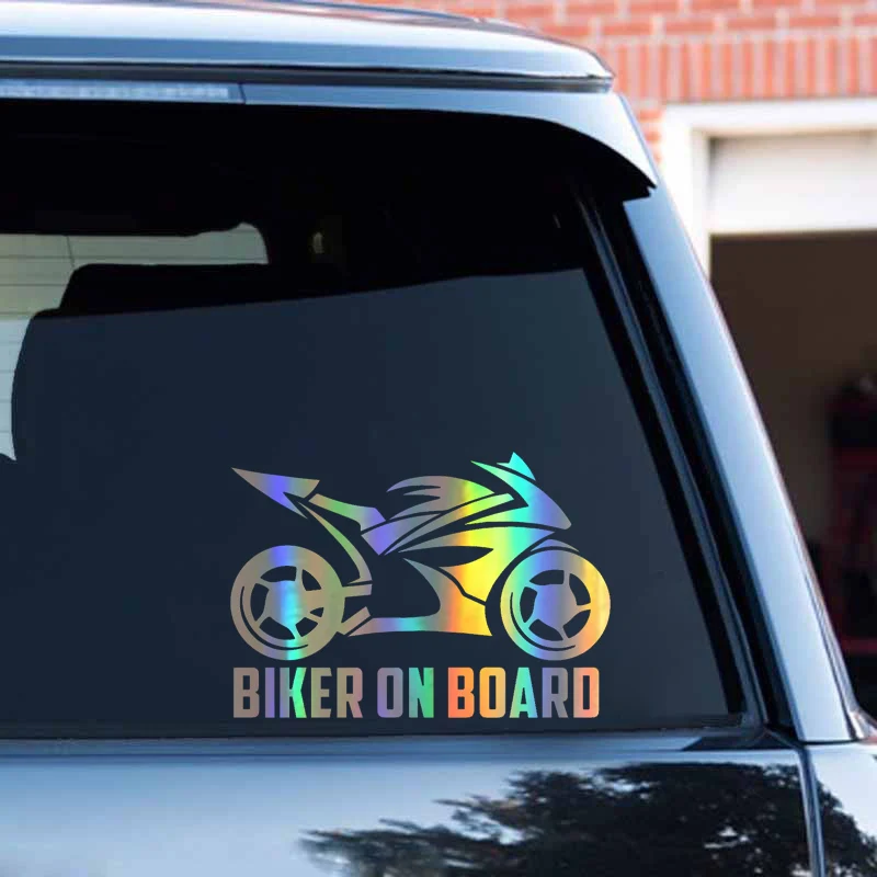 Auto Aufkleber 3D biker auf board Decals 3D Aufkleber auf Auto