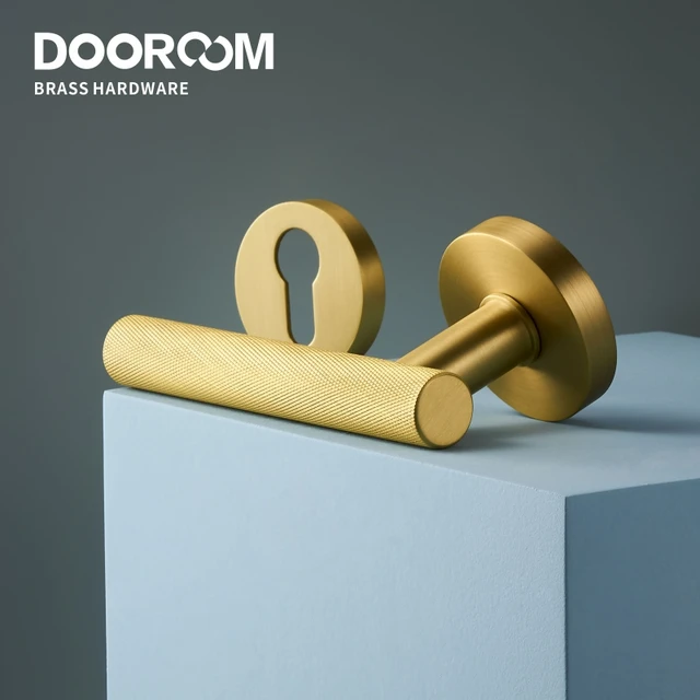 maçaneta de entrada DOOROOM com trava redonda