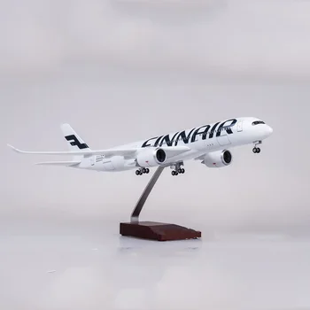 

47CM 1/142 Scale Diecast Airplane Airbus A350 Finland FINNAIR Airline Model With Base Wheels Resin Plane For Collectio