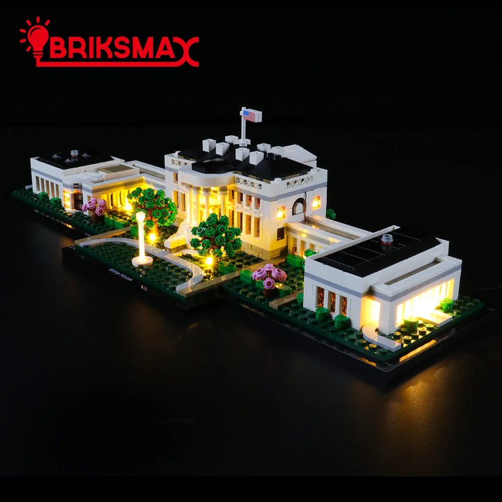 

BriksMax Led Light Kit For 21054 Architecture Series The White House Toys Building Blocks Model Lighting Set