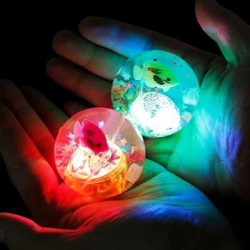 

Luminous Elastic Ball Toys Parent-child Interactive Educational Decompression Toys Flash Bouncing Ball Children Birthday Gift