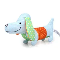 blue Детские игрушки, Мультяшные колокольчики, собачки, мягкие животные, погремушки, мобили, игрушки для малышей, игрушки для детей до 3 лет - Цвет: blue