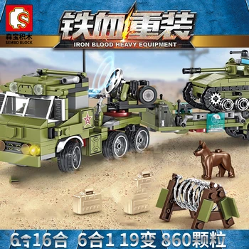 

Military kits technic Soldiers SWAT Battle Missile car Building Blocks Bricks Tank Children Assemble kids diy boys Toys Gifts