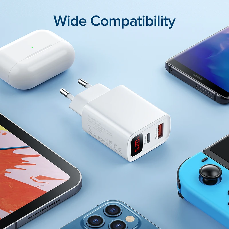 GETIHU 20 вт универсальное USB зарядное устройство PD КК 3 0 Быстрая зарядка ЕС на