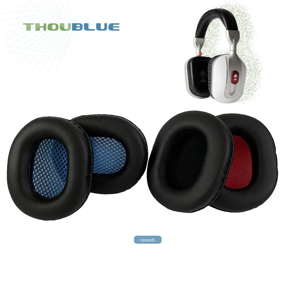 Запасные амбушюры THOUBLUE для наушников Turtle Beach i30 i60 с пенным наполнителем эффектом