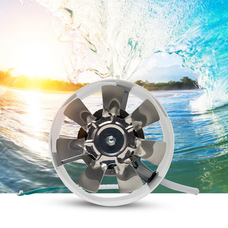 

XMX-2800R/Min Duct Booster Vent Fan Metal 220V 25W 4 Inch Inline Ducting Fan Exhaust Ventilation Duct Fan Accessories