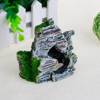 

Mountain View Aquarium Rock Cave Tree Bridge Fish Tank Ornament Rockery Decor