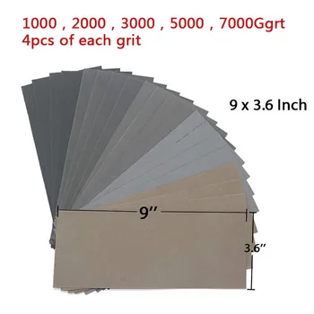 

Wet & Dry Sandpapers 1000/2000/3000/5000/7000 Grit Aluminium Oxide Metal