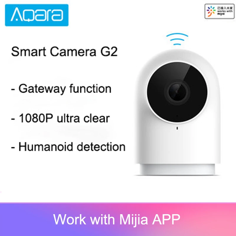 Offerte Più nuovo Aqara Smart Camera G2 1080P Gateway Edizione Zigbee Collegamento di Dispositivi Intelligenti IP Wifi Nube Wireless di Sicurezza Domestica