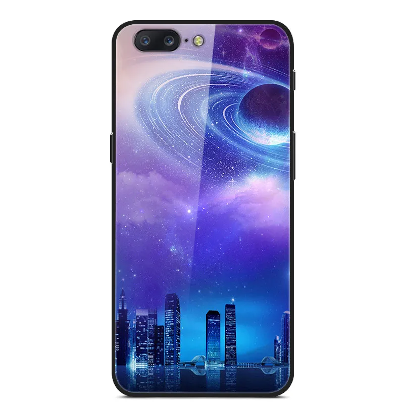 Для Oneplus 5 5 T чехол из закаленного стекла жесткий чехол для телефона для Oneplus 7 Pro TPU бампер чехол s для One plus 5 T 7 Pro Coque
