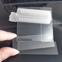 5pcs Reusable Laboratory Educational Single Concave Microscope Blank Glass Slides for Medical School 25.4x76.2mm 1" x 3" 2