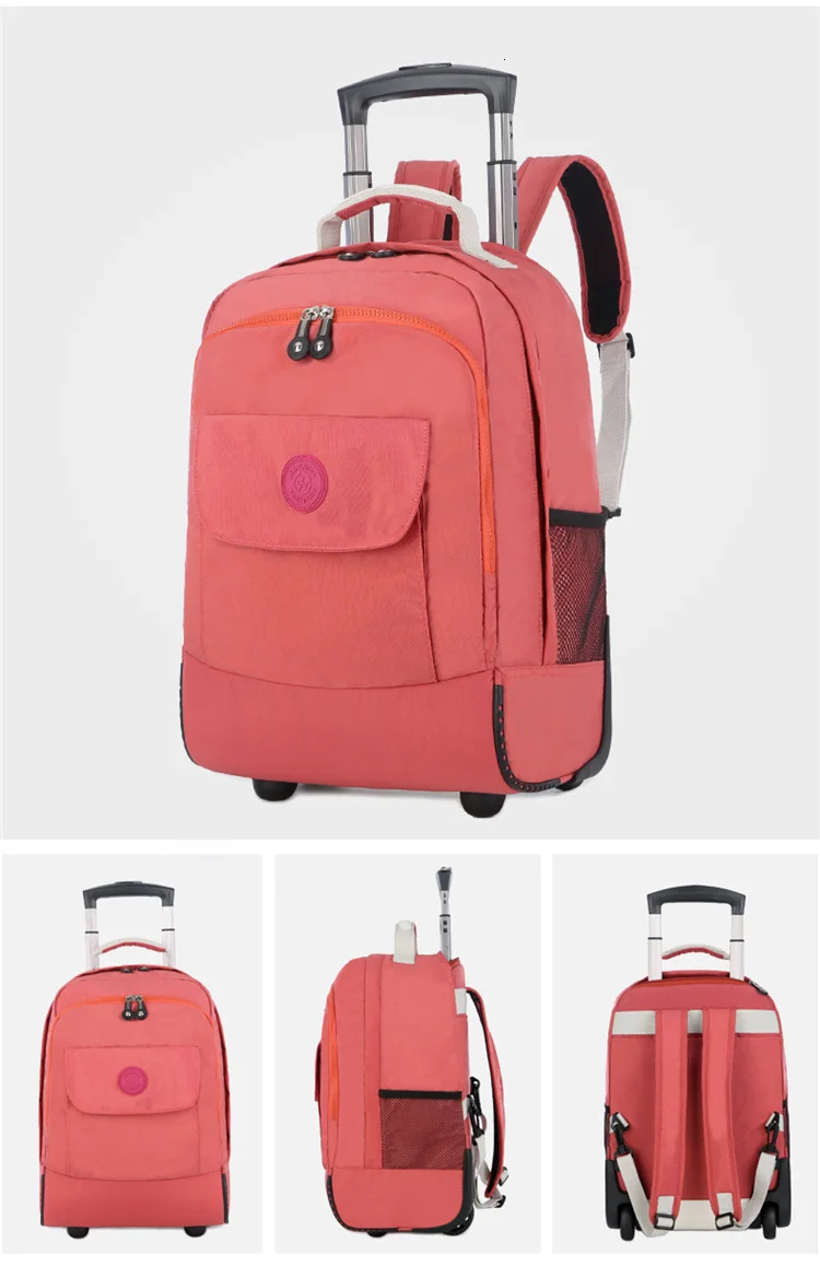 Чемодан на колесиках, рюкзак для путешествий, наплечный Спиннер, рюкзаки на колесиках высокой емкости для чемодана, сумка для переноски на колесиках