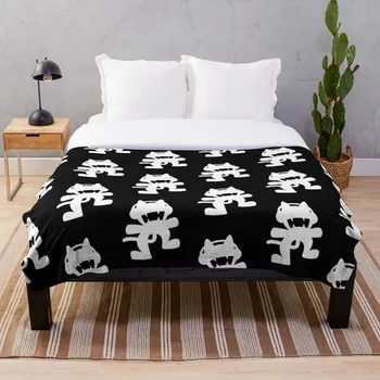 

MonsterCat Throw Blanket Soft Sherpa Blanket Bed Sheet Single Knee Blanket Office Nap Blanket