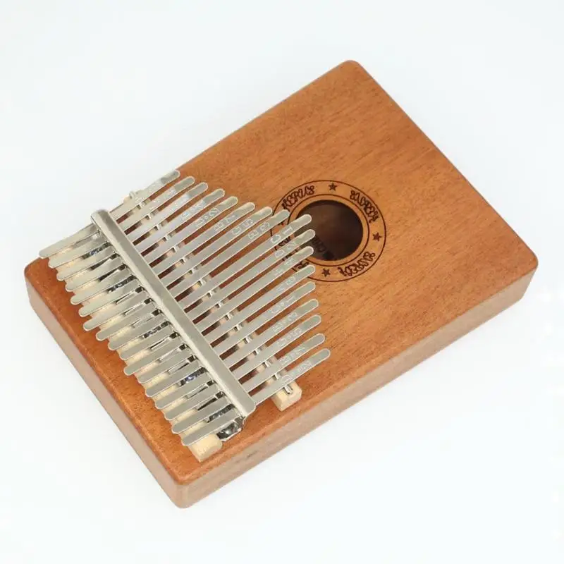 17 клавиш Kalimba дерево красное дерево большой палец Пианино музыкальный инструмент с тюнинг молоток тканевая наклейка Сумка
