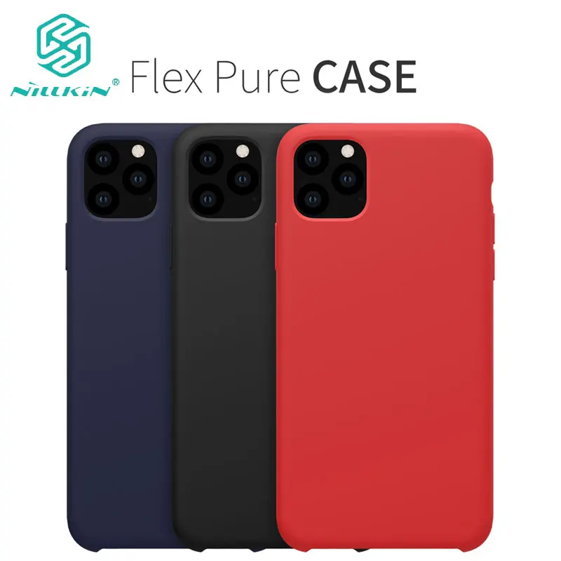 Для iPhone 11 Pro Max чехол для телефона Nillkin роскошный жидкостный мягкий силиконовый более прочный защитный чехол для iPhone 11