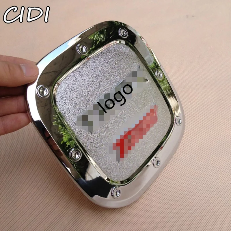 Hgcar ABSクローム 車用燃料タンク キャップ 装飾カバートリム 2個 ジープ ラングラー JL 2018用 | クロム通気ガスキャップ オートバイ タンク ピーナッツ