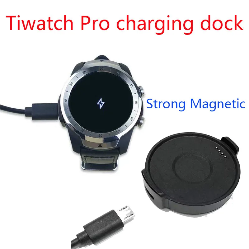 

Fast Shipping 100cm Cable Strong Magnetic charging dock Charge for TicWatch Pro USB Data chargers Smart Watch Replacement Charge