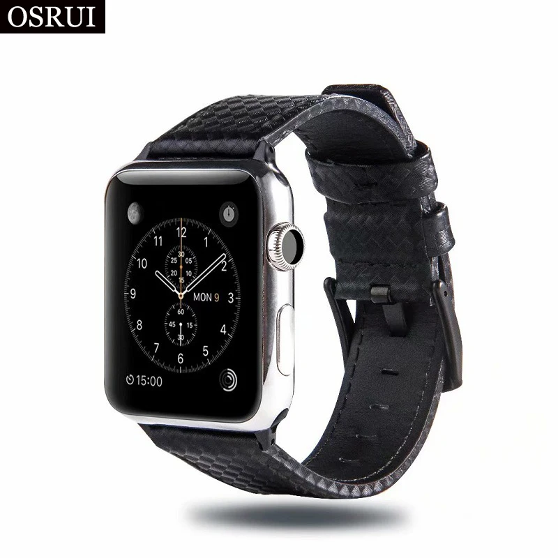 Ремешок для Apple watch band 5 4 44 мм 40 мм correa iwatch 42 мм 38 мм 3 2 1 браслет из натуральной кожи ремень pulseira аксессуары для часов