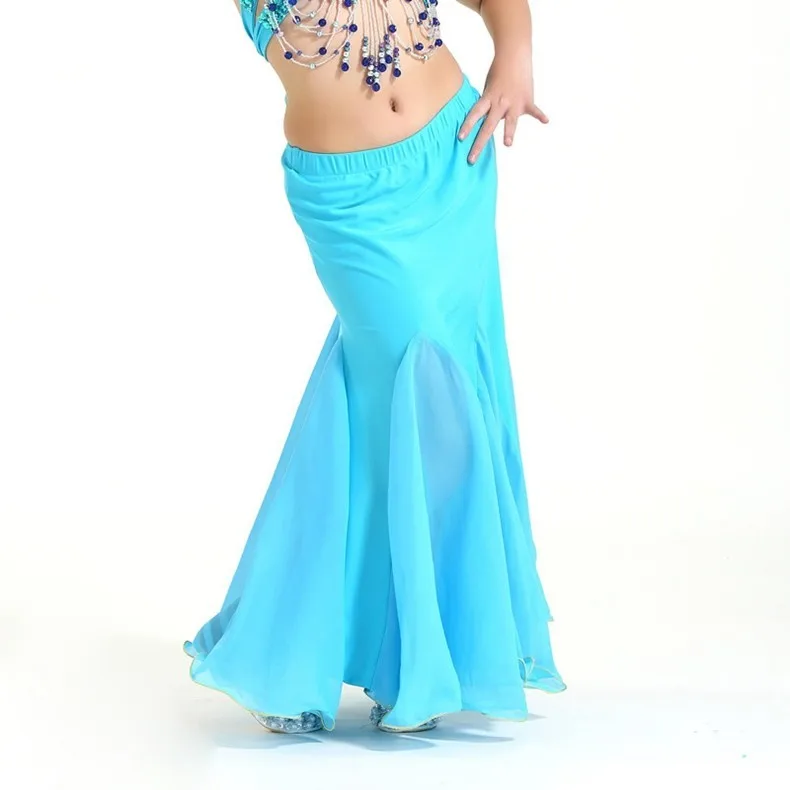 Peacock Top,Fishtail Skirt 4 Colors 3 Sizes S1# Kids Girls Belly Dance Costume 