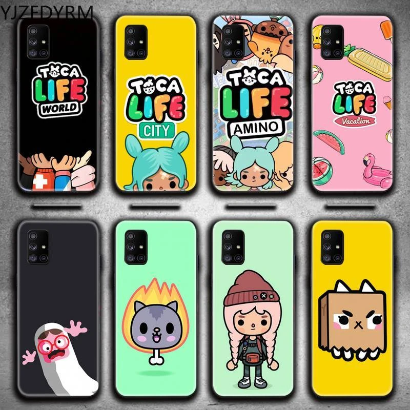 Toca Boca Toca Life World Game Phone Case For Samsung S20 Plus Ultra S6