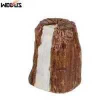 WECUS) Инжиниринг пользовательского моделирования пень лужайки лампы, Открытый сад пейзаж лампы, Парк двор смолы ЛУЖАЙКИ ЛАМПЫ