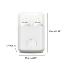 1 Набор, подогреватель для детских бутылочек, стерилизатор для бутылочек, 4 в 1, двойная бутылочка, подогреватель для быстрого детского питания, без бисфенола, новинка