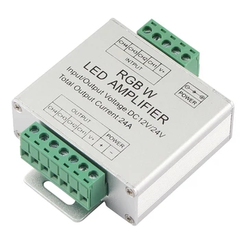 

DC 12V LED Strip Amplifier RGBW RGB Controller Amplifier Output RGBW RGB LED Controller Strip Power Repeater Console Controller