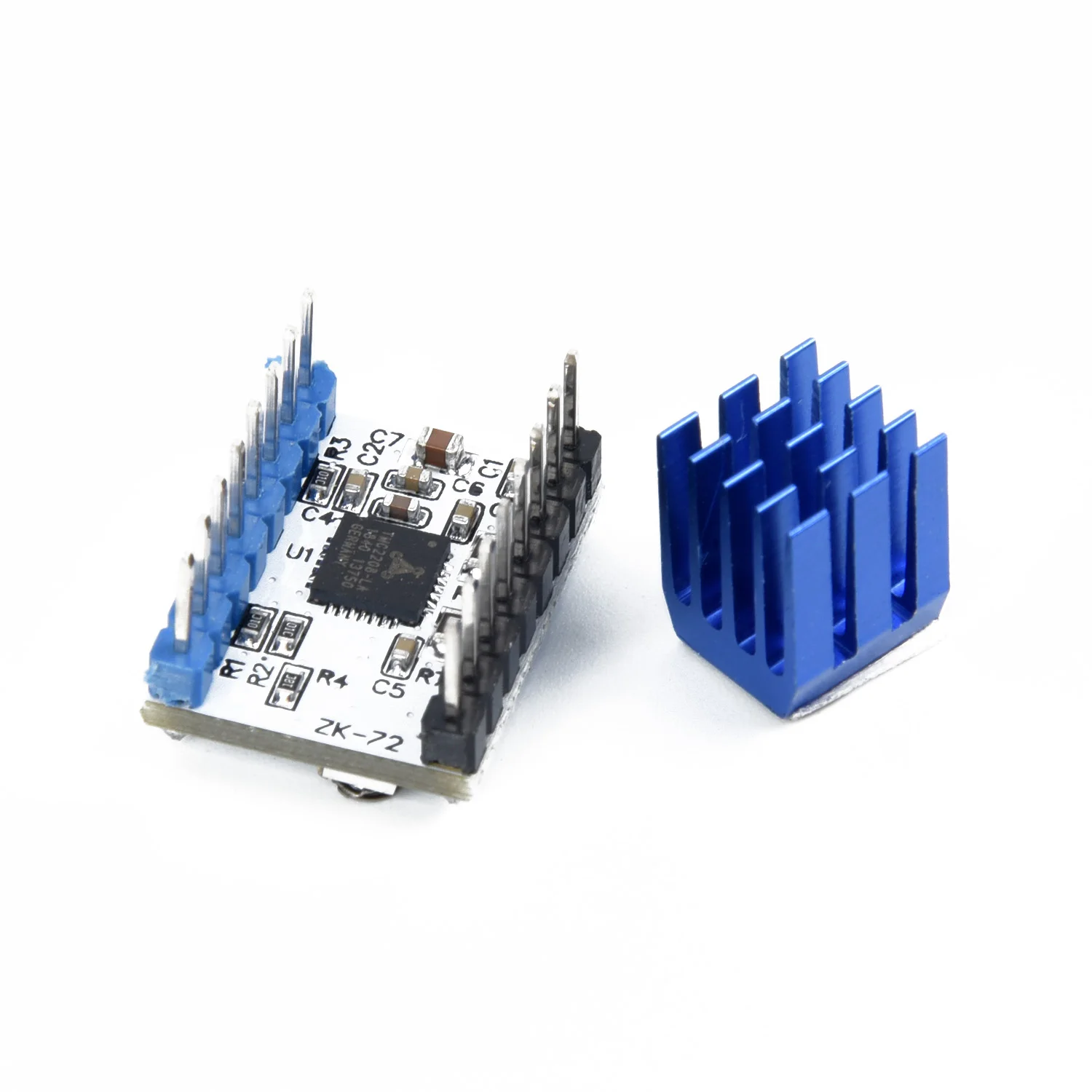 5 шт. TMC2208 V1.1 Stepstick шаговый двигатель драйвер модуль теплоотвод для 3d принтера части