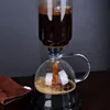 Japanese Style Electric Siphon Coffee Maker 3 Cups Vacuum Coffee Machine Brewer Drip Tea Siphon Glass Pot Filter Espresso Maker 3