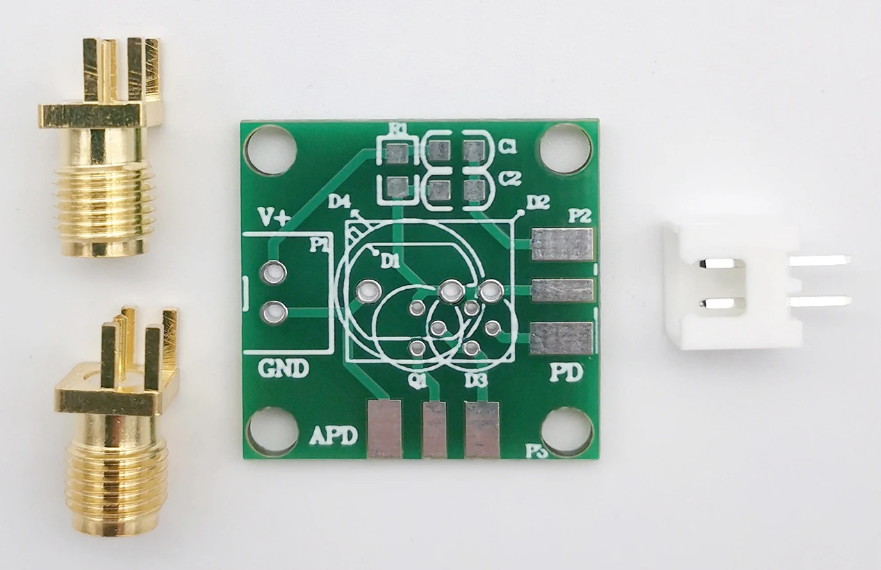 OPA657 transimpedance IV -FET high-speed APD\PIN high-speed photoelectric detect