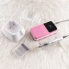 SIMINAIL Rectangle Nail Drill Rechargeable Desktop Base 35000RPM Manicure Electric Machine Nail File Pedicure Cordless Drilling 5
